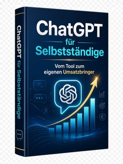 Cover – ChatGPT für Selbstständige: PDF-Ratgeber von RatgeberPlatz.de