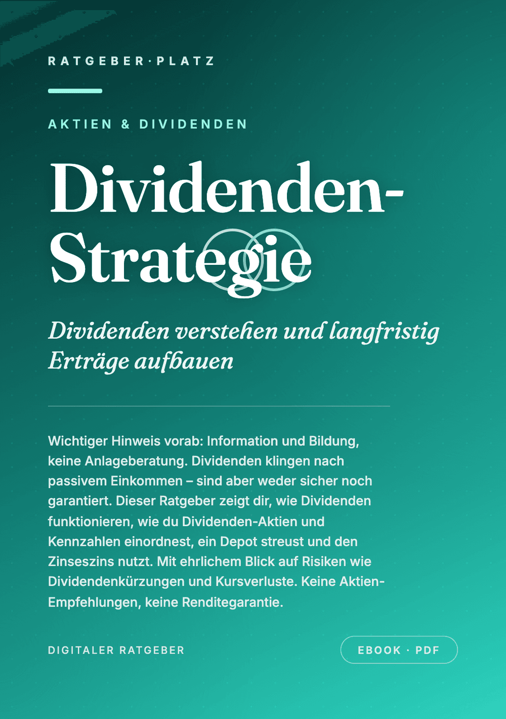 Cover: Dividenden-Strategie