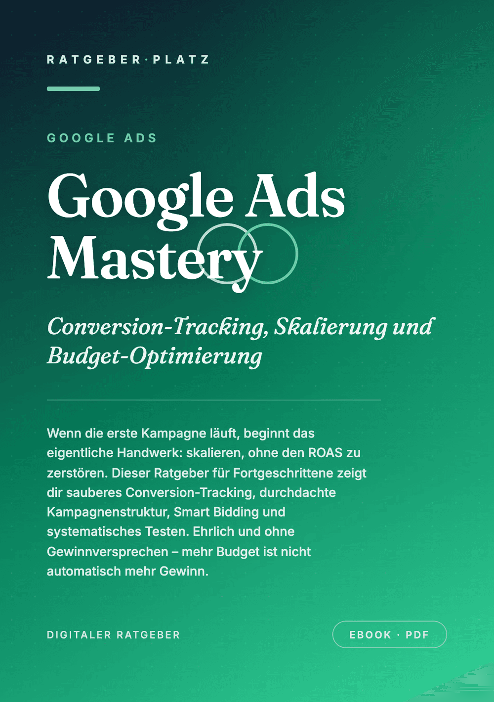 Cover: Google Ads Mastery