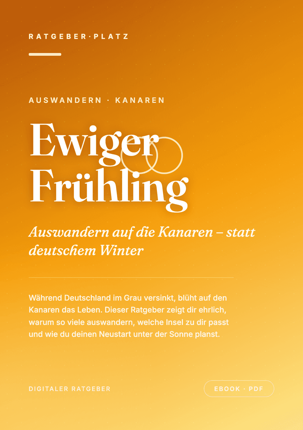 Cover: Auswandern auf die Kanaren: Ewiger Frühling statt deutscher Winter