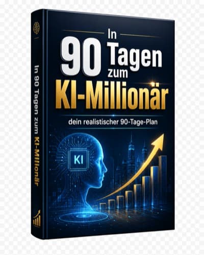 Cover – In 90 Tagen zum KI-Millionär: PDF-Ratgeber von RatgeberPlatz.de