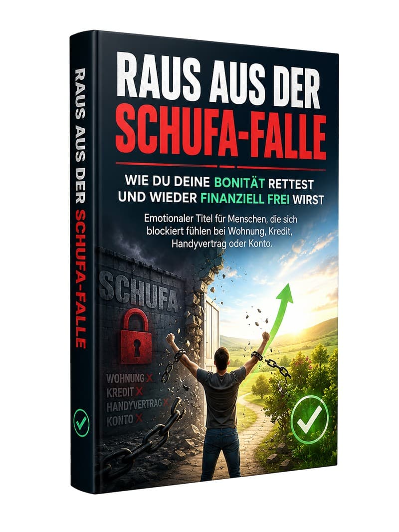 Cover – Raus aus der Schufa-Falle: PDF-Ratgeber von RatgeberPlatz.de