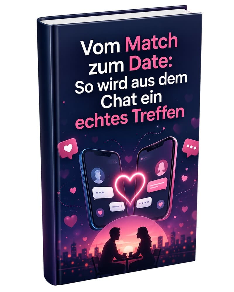 Cover – Vom ersten Match zum ersten Date: PDF-Ratgeber von RatgeberPlatz.de