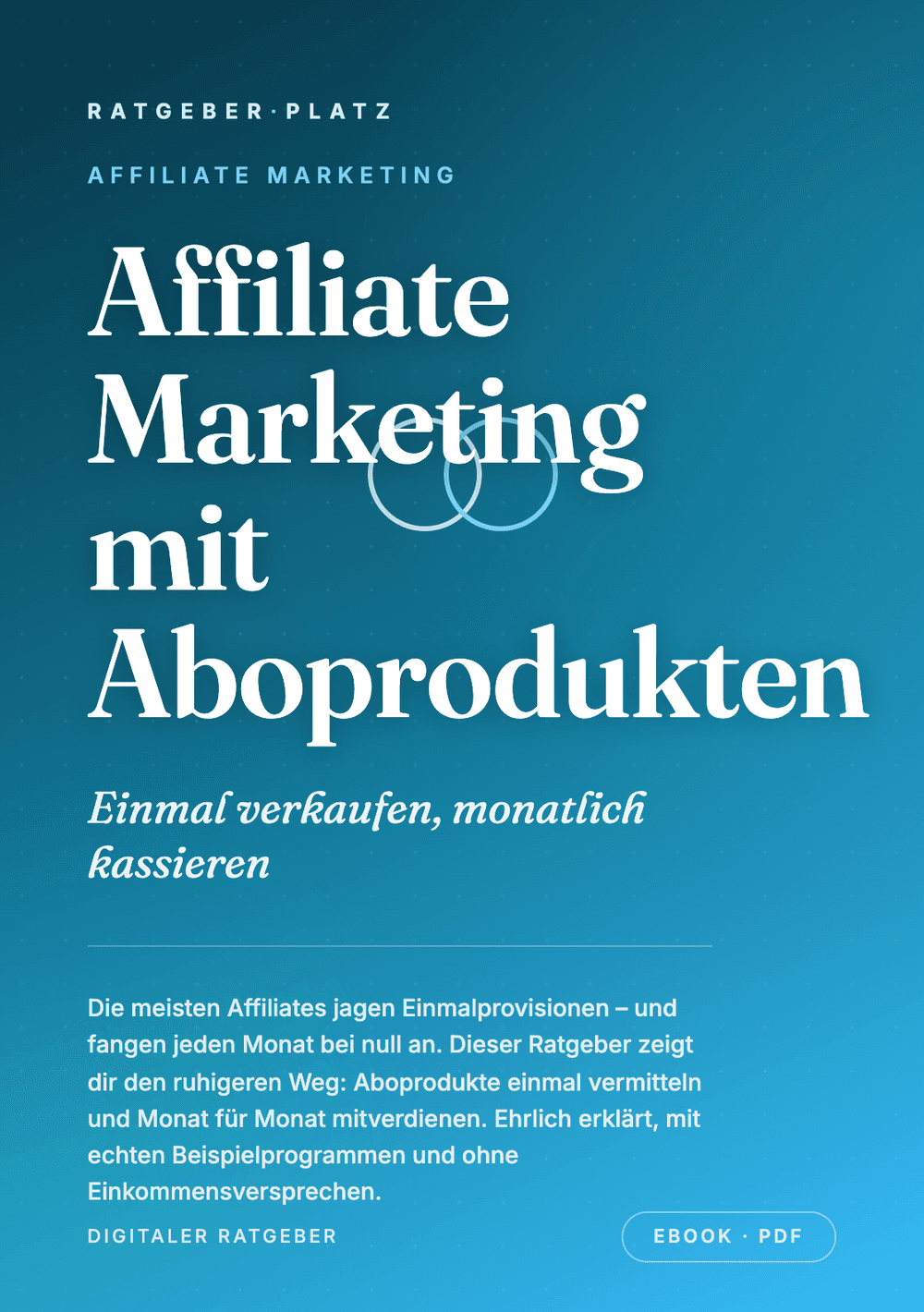 Cover: Affiliate Marketing mit Aboprodukten