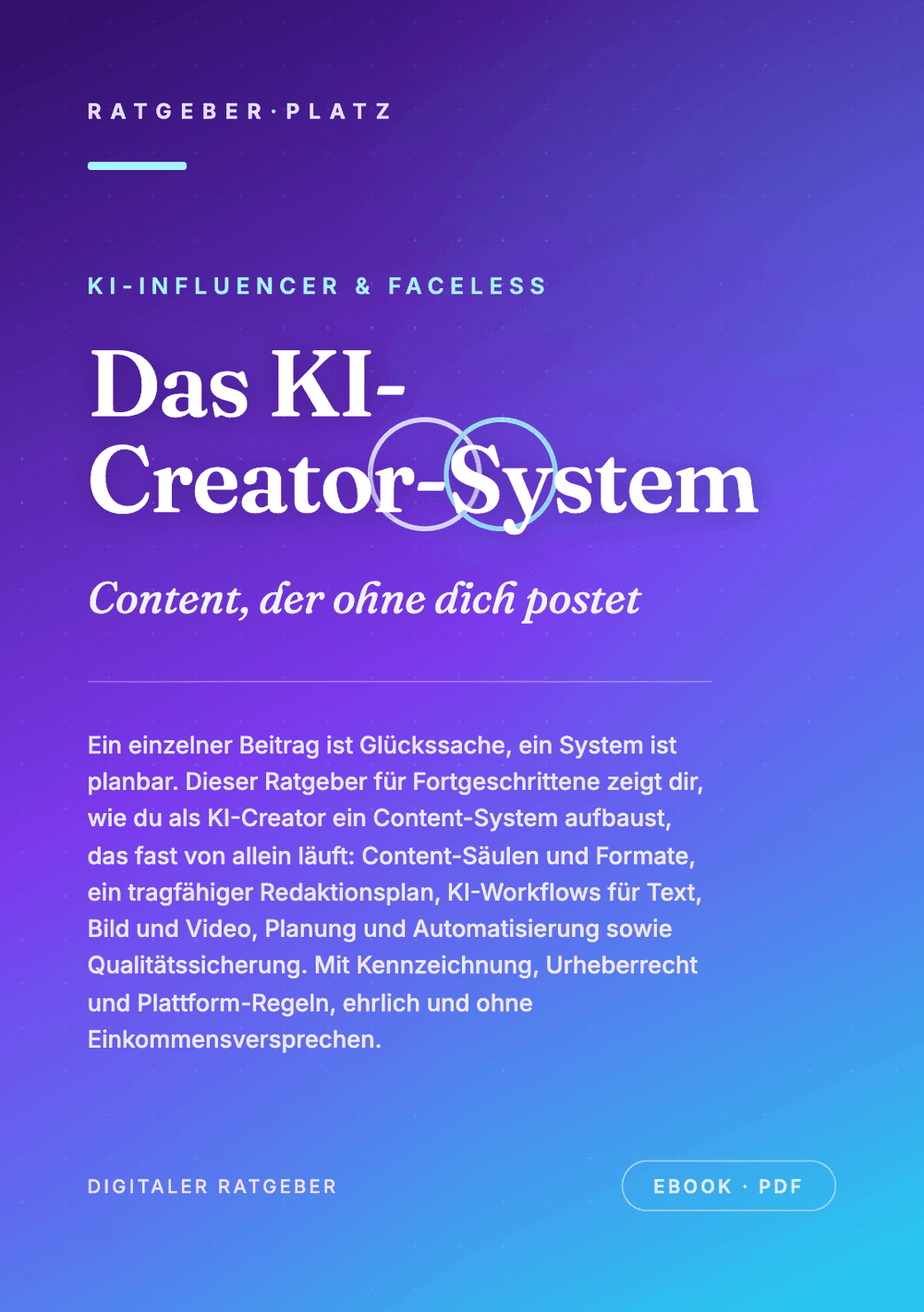 Cover: Das KI-Creator-System