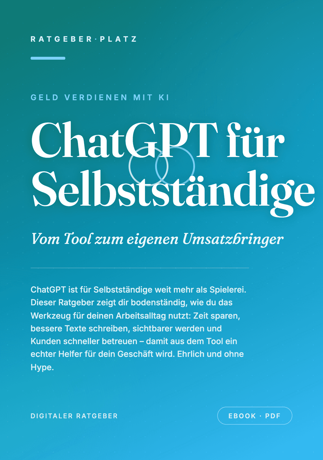 Cover: ChatGPT für Selbstständige