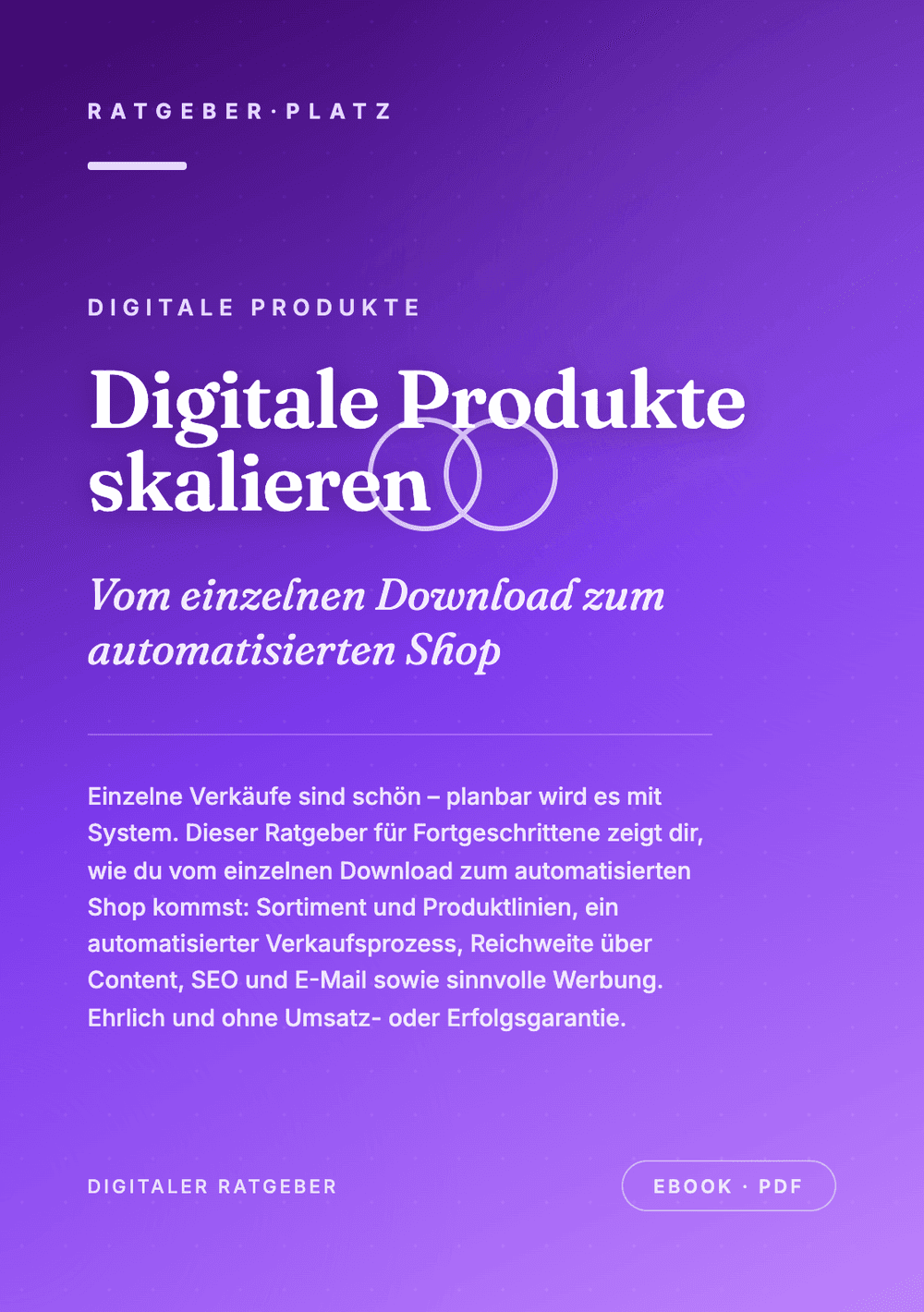 Cover: Digitale Produkte skalieren