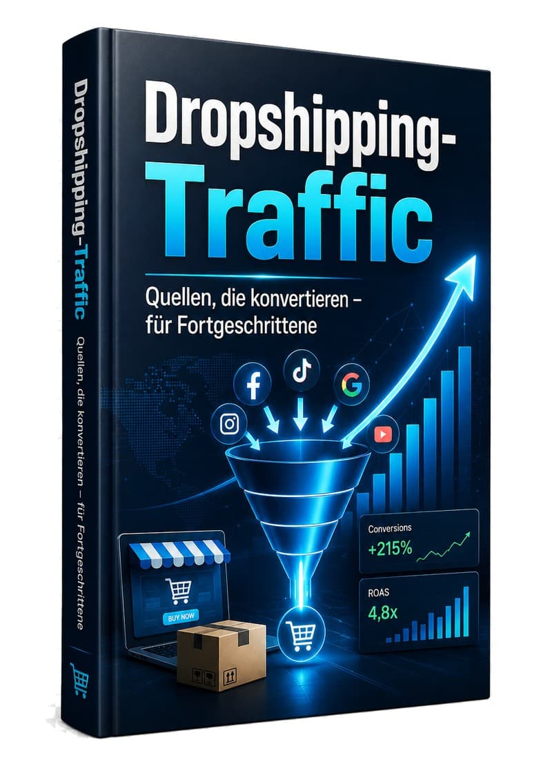 Cover – Dropshipping-Traffic: PDF-Ratgeber von RatgeberPlatz.de