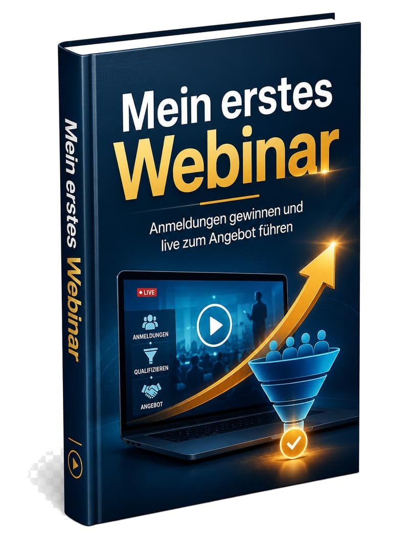 Cover – Mein erstes Webinar: PDF-Ratgeber von RatgeberPlatz.de