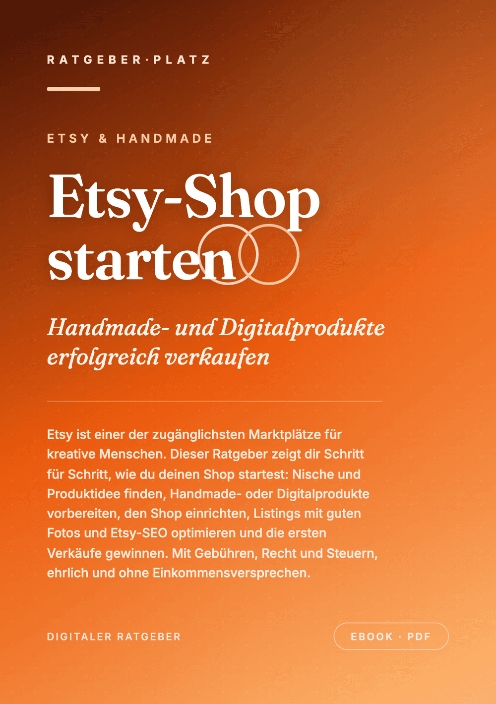 Cover: Etsy-Shop starten