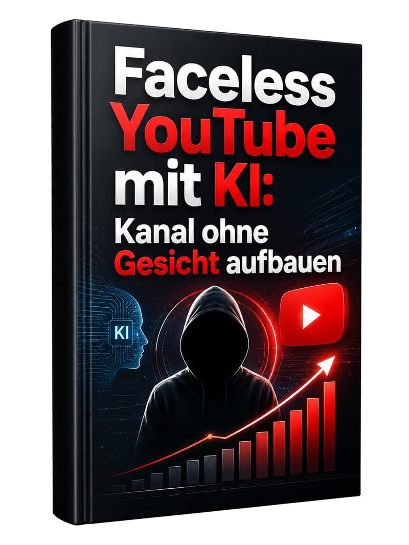 Cover – Faceless YouTube mit KI: PDF-Ratgeber von RatgeberPlatz.de