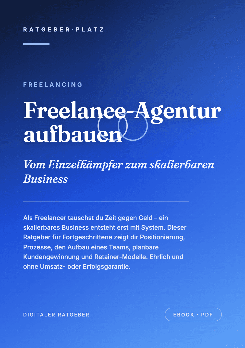 Cover: Freelance-Agentur aufbauen