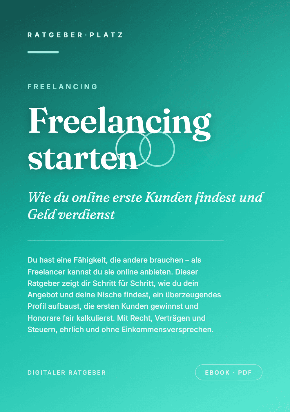 Cover: Freelancing starten