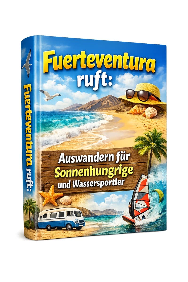 Cover – Fuerteventura ruft: Auswandern für Sonnenhungrige und Wassersportler: PDF-Ratgeber von RatgeberPlatz.de