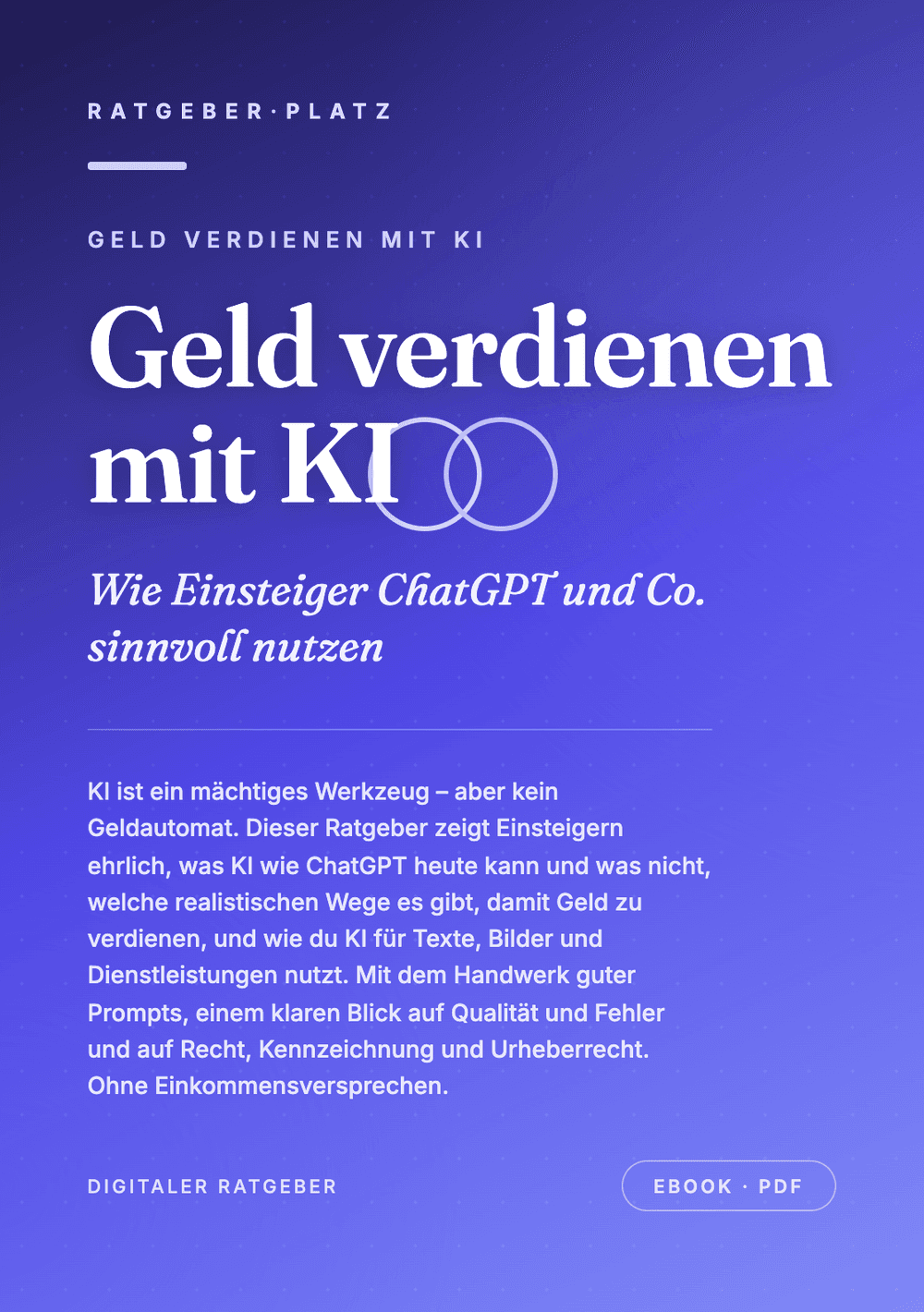 Cover: Geld verdienen mit KI