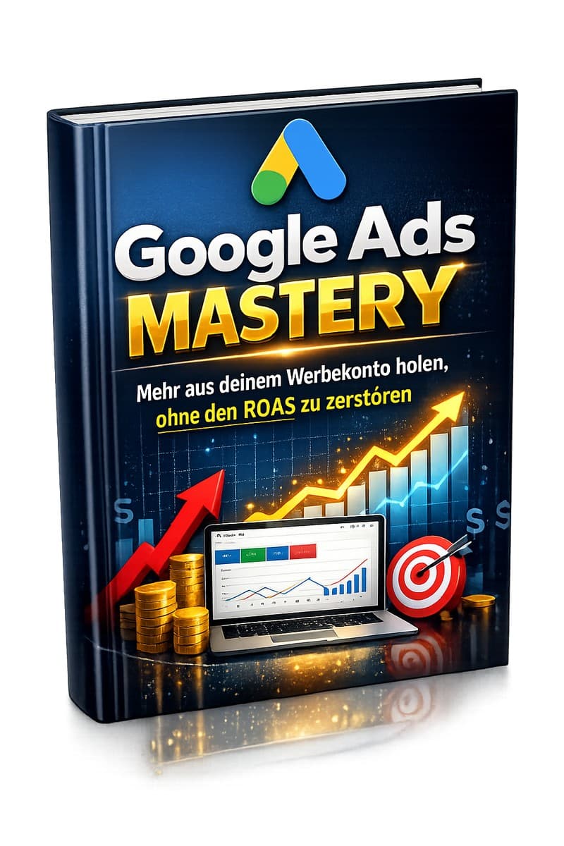 Cover – Google Ads Mastery: PDF-Ratgeber von RatgeberPlatz.de
