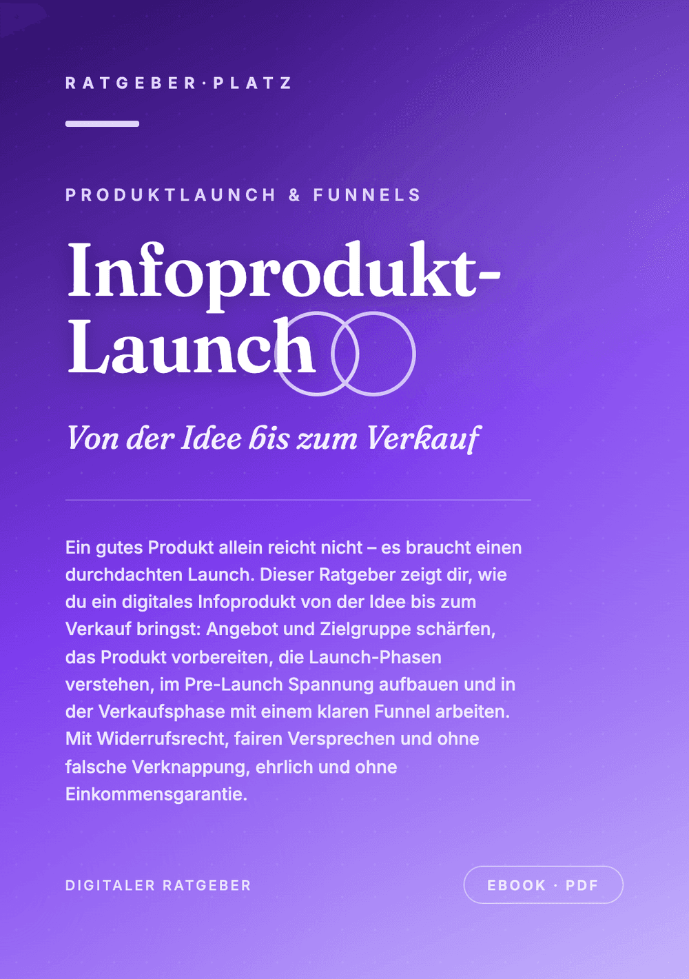Cover: Der perfekte Infoprodukt-Launch