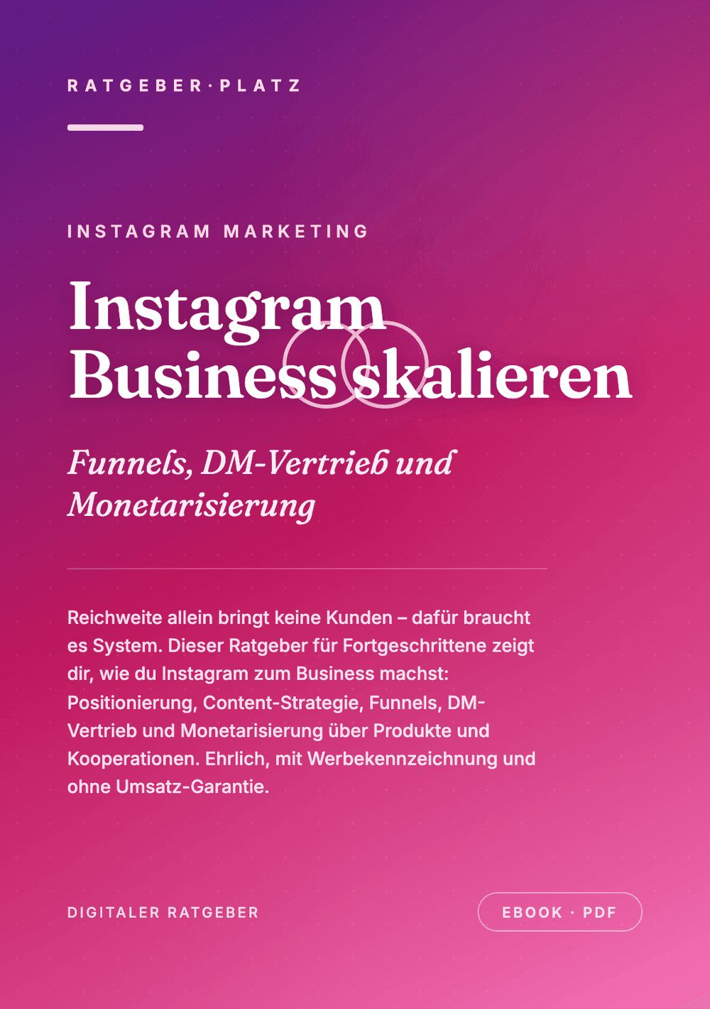 Cover: Instagram Business skalieren