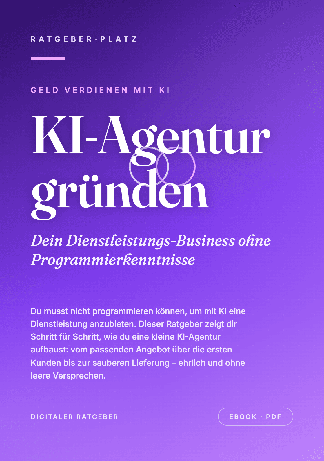 Cover: KI-Agentur gründen