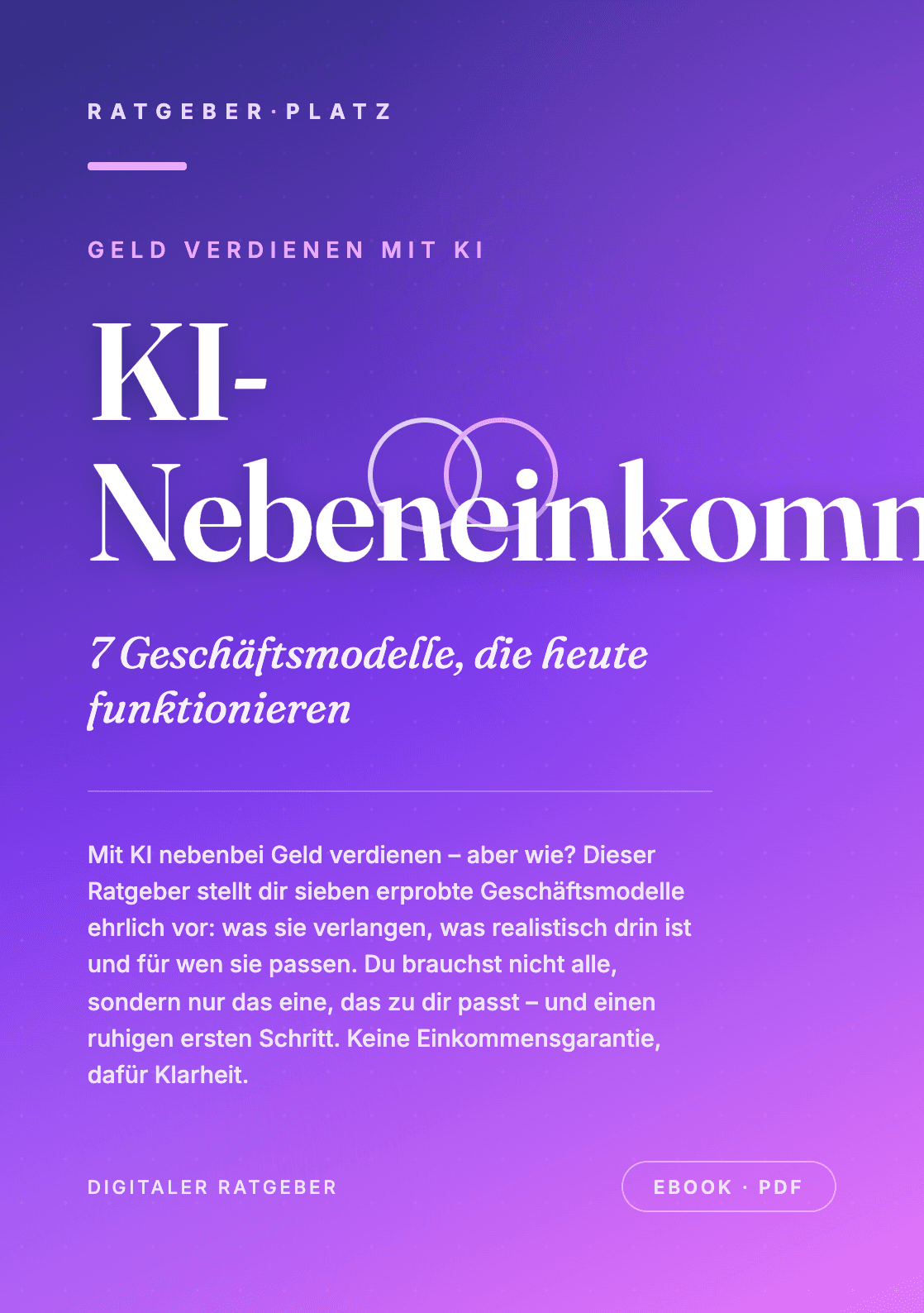 Cover: KI-Nebeneinkommen