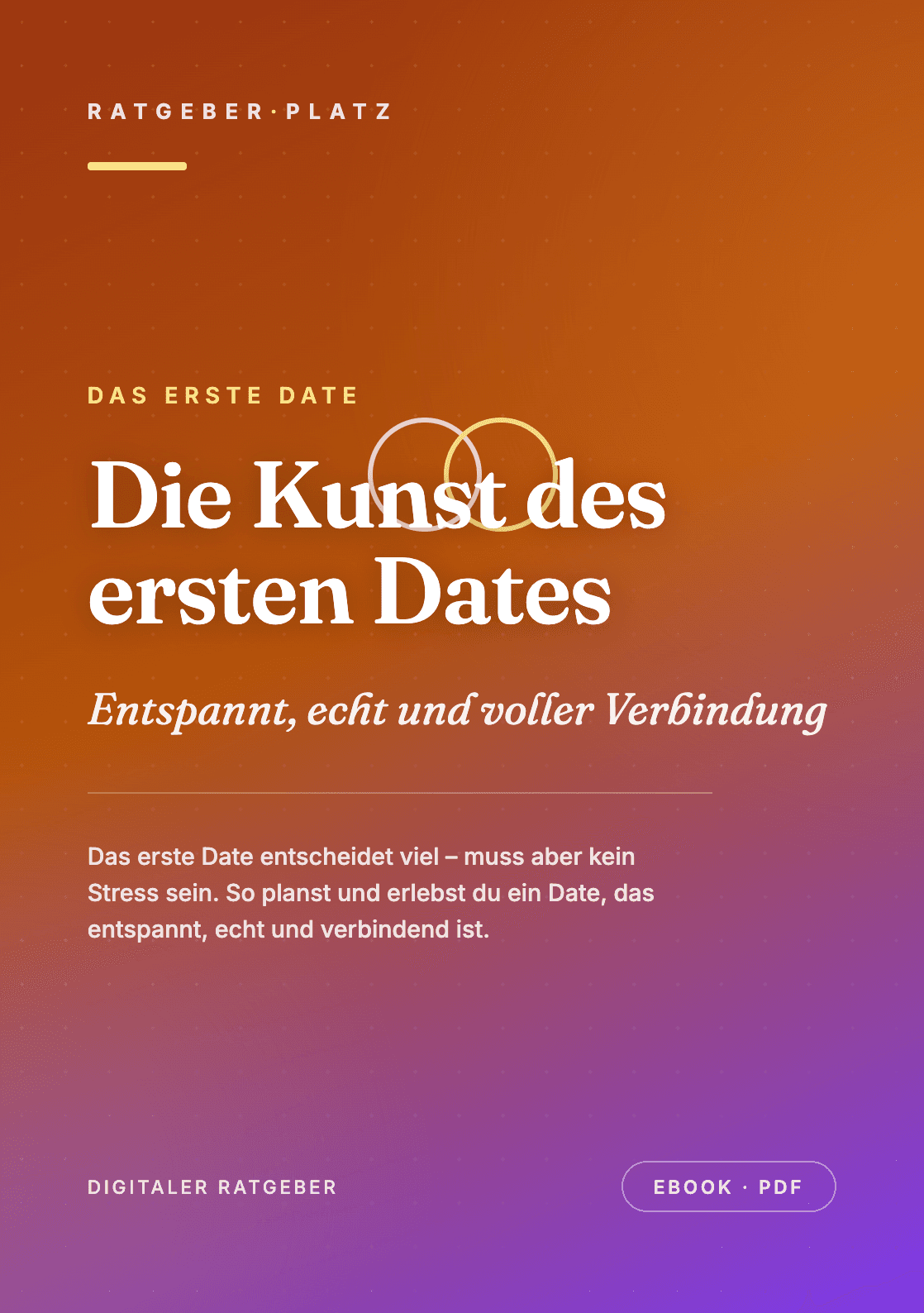 Cover: Die Kunst des ersten Dates