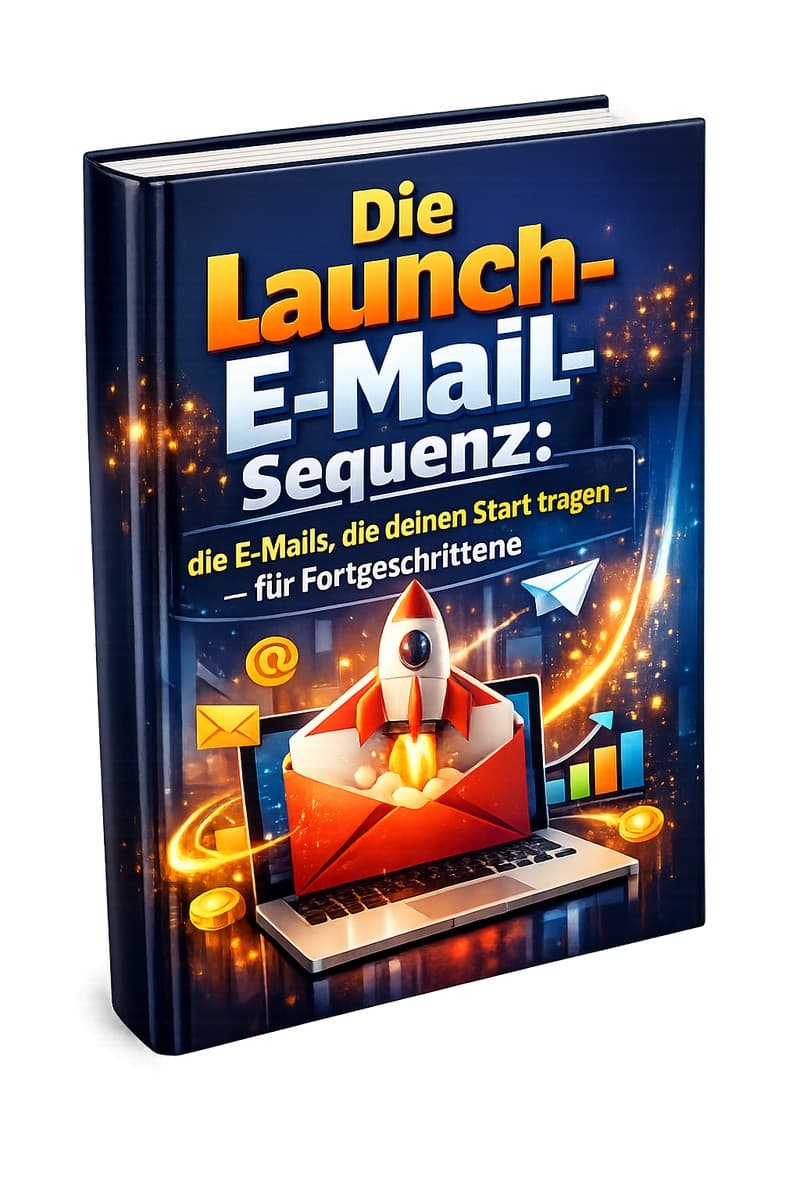 Cover – Die Launch-E-Mail-Sequenz: PDF-Ratgeber von RatgeberPlatz.de