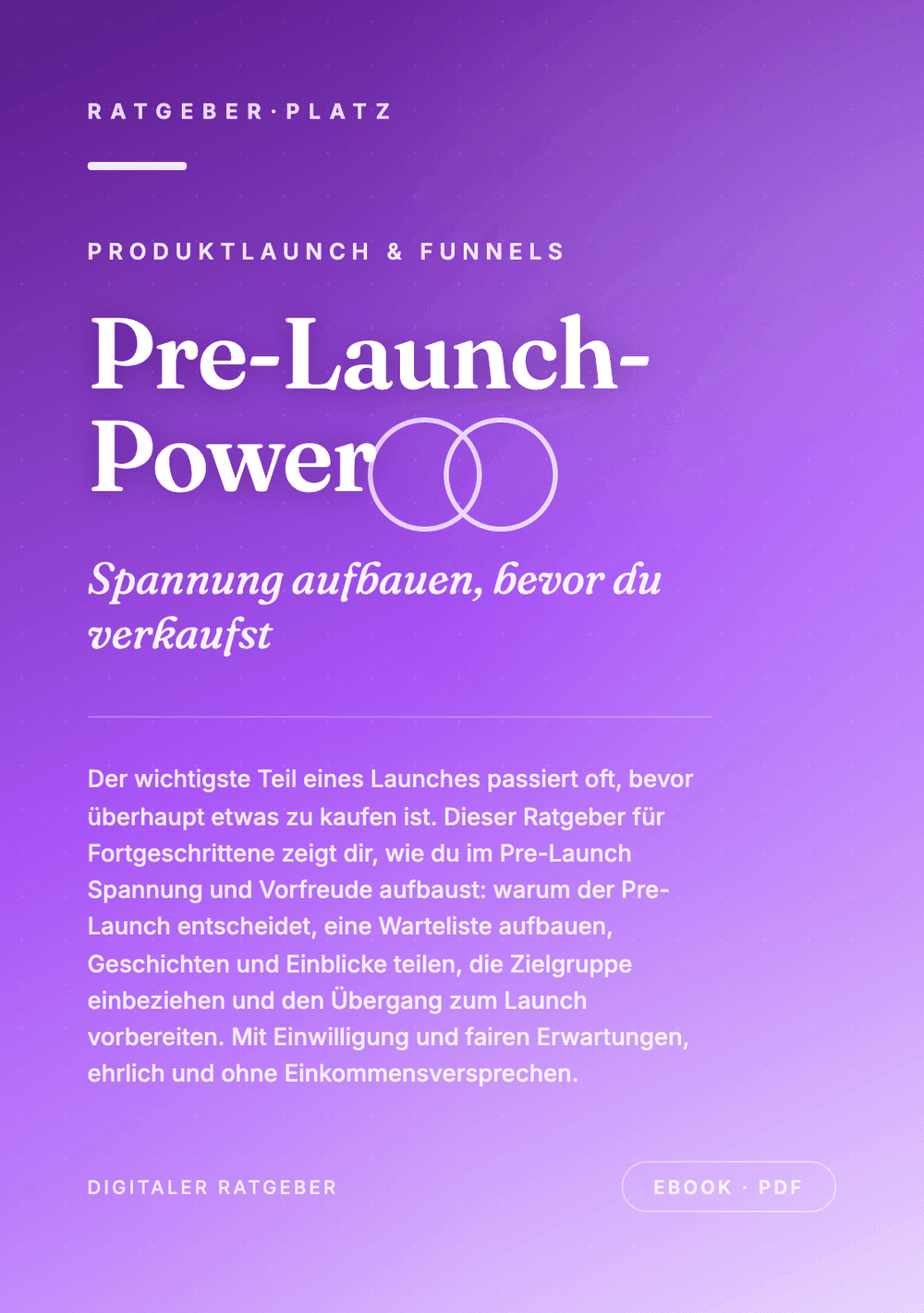 Cover: Pre-Launch-Power