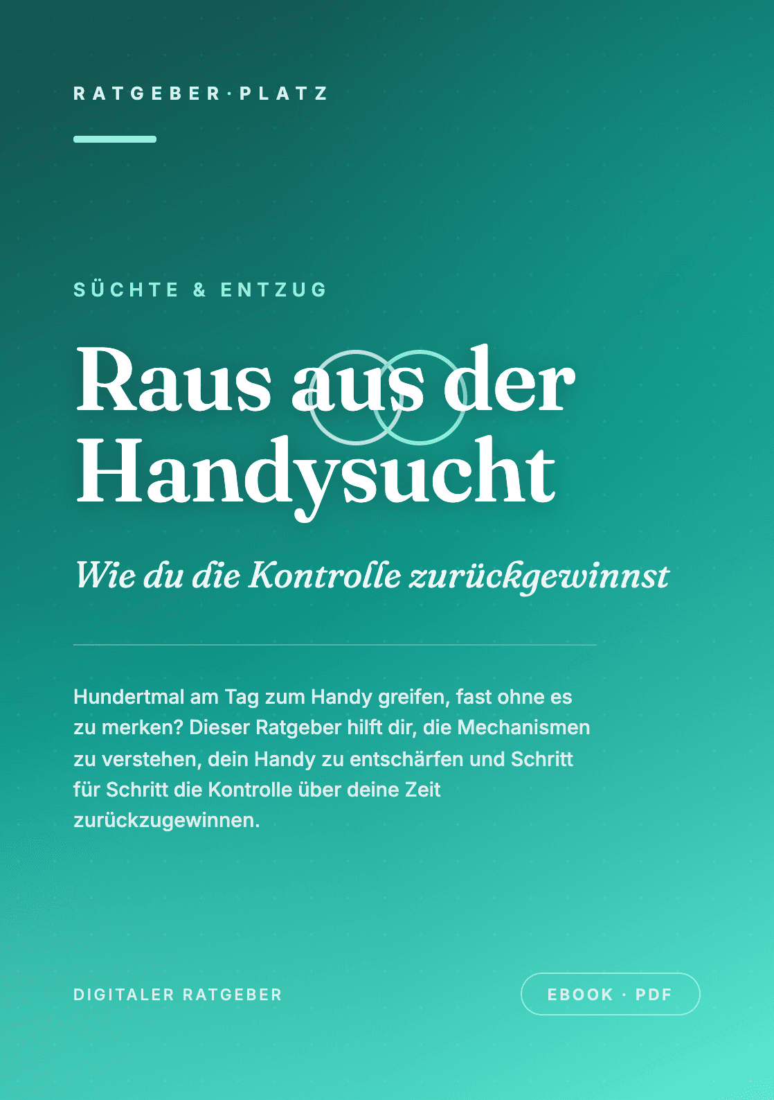 Cover: Raus aus der Handysucht