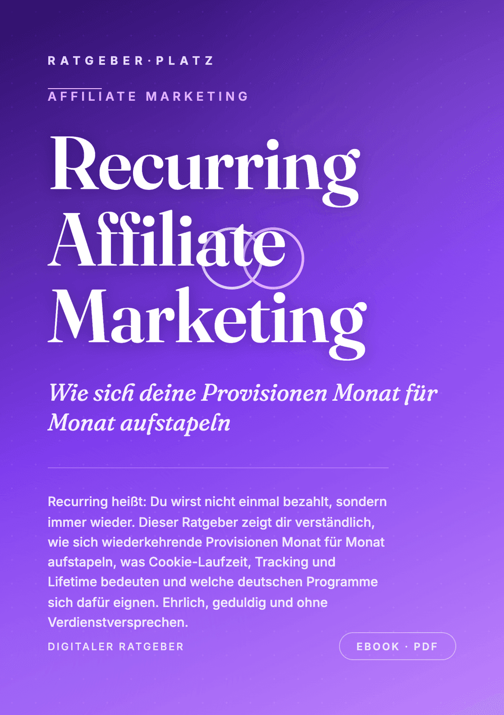 Cover: Recurring Affiliate Marketing