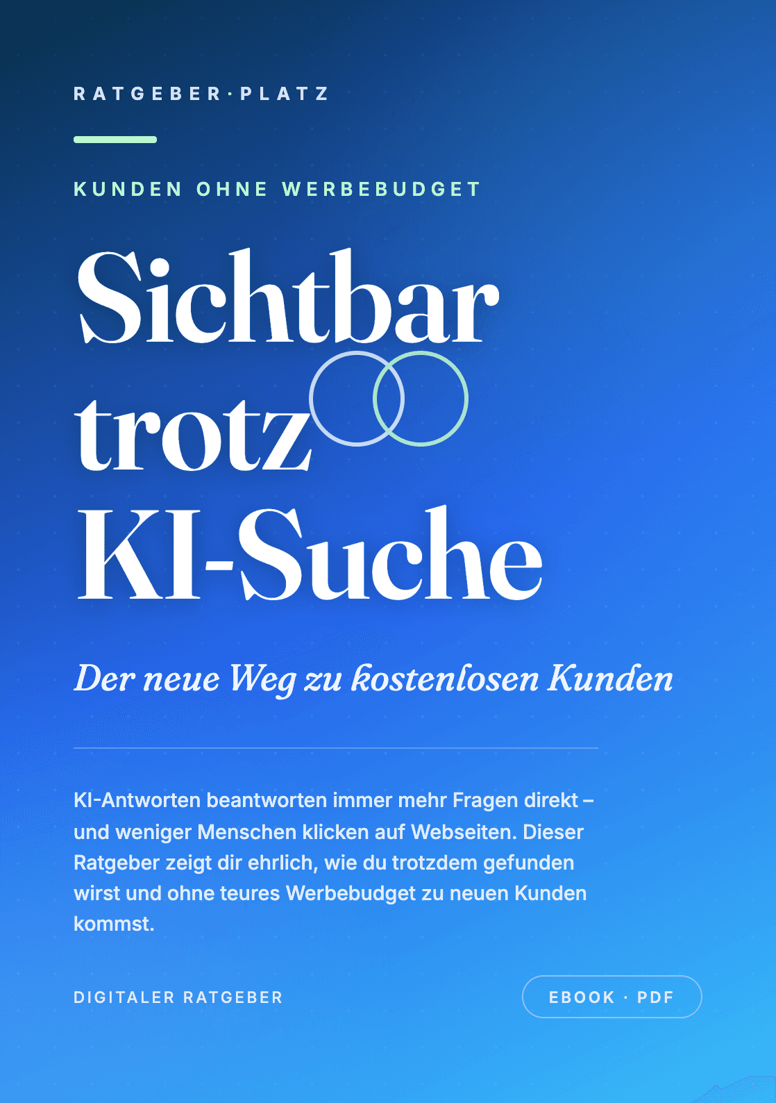 Cover: Sichtbar trotz KI-Suche