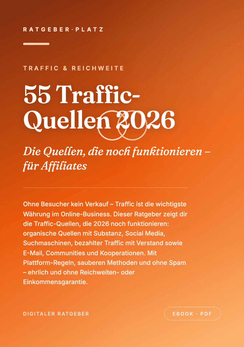 Cover: 55 Traffic-Quellen 2026