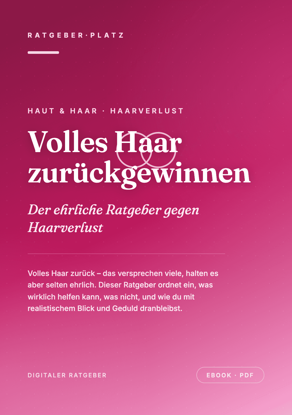 Cover: Volles Haar zurückgewinnen